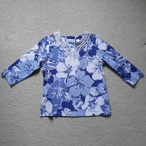 Alfred Dunner Floral Shirt